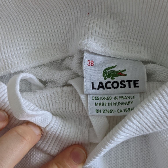 LACOSTE White Terry Cloth Tennis Skirt - Picture 4 of 7